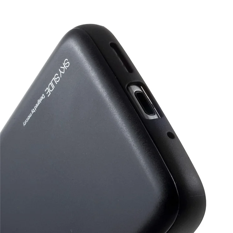 MERCURY GOOSPERY Sky Sliding Hybrid Card Holder Phone Case for LG G5/G5 SE (TPU + PC) - Black