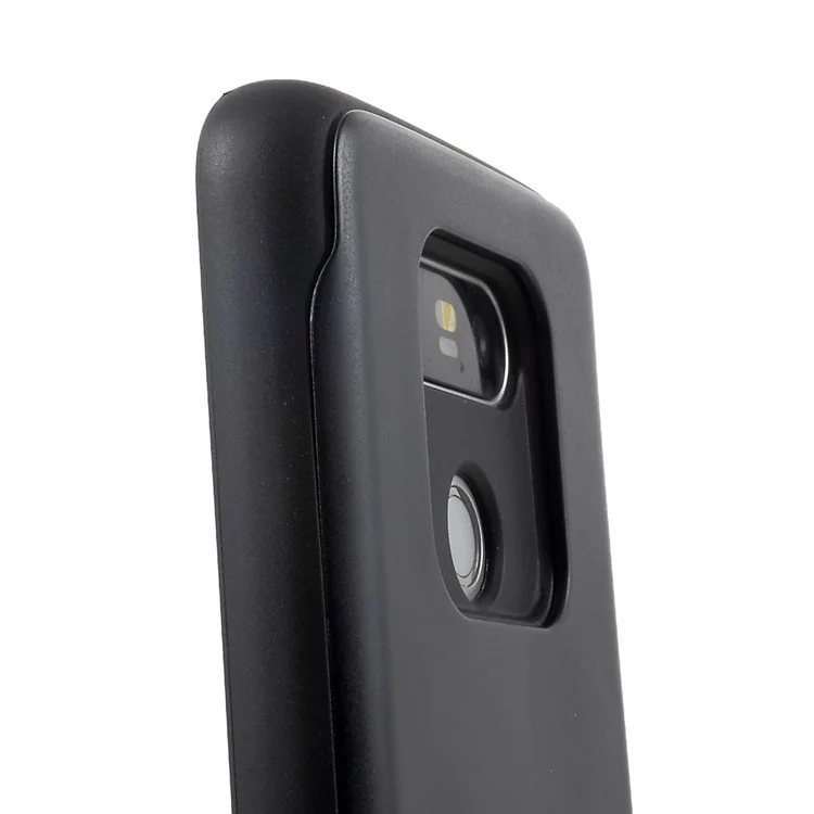 MERCURY GOOSPERY Sky Sliding Hybrid Card Holder Phone Case for LG G5/G5 SE (TPU + PC) - Black