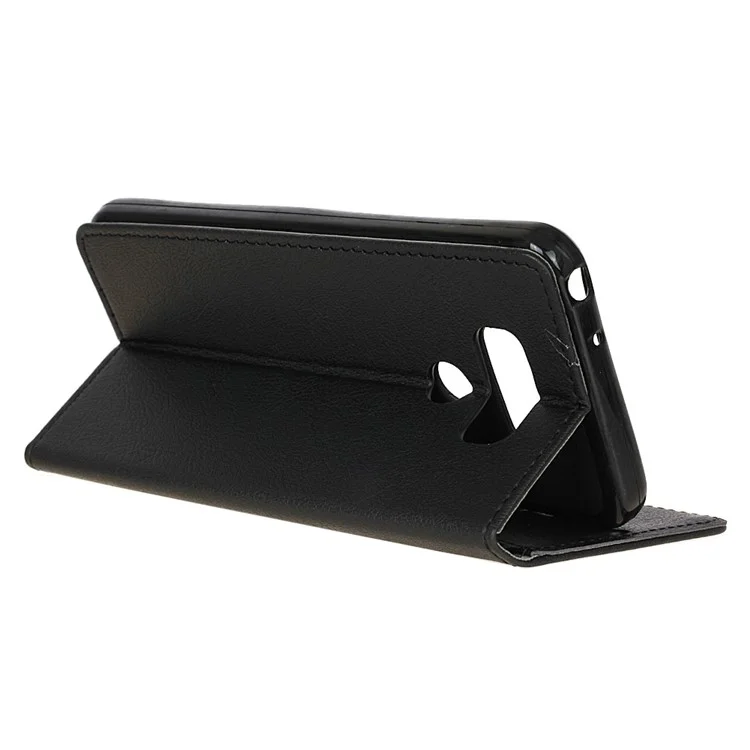 Wallet Leather Stand Case Phone Accessory for LG G6 - Black
