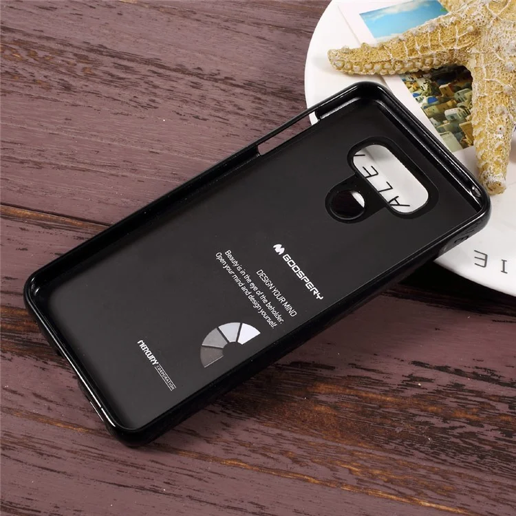 MERCURY GOOSPERY for LG G6 Glitter Powder Jelly TPU Case Accessory - Black