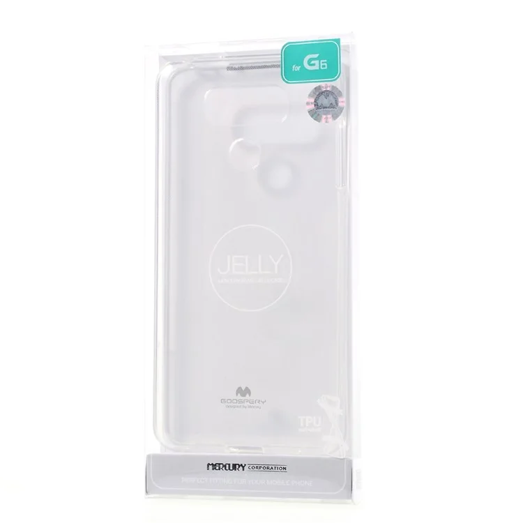 MERCURY GOOSPERY Clear Jelly TPU Cover Case for LG G6 - Transparent