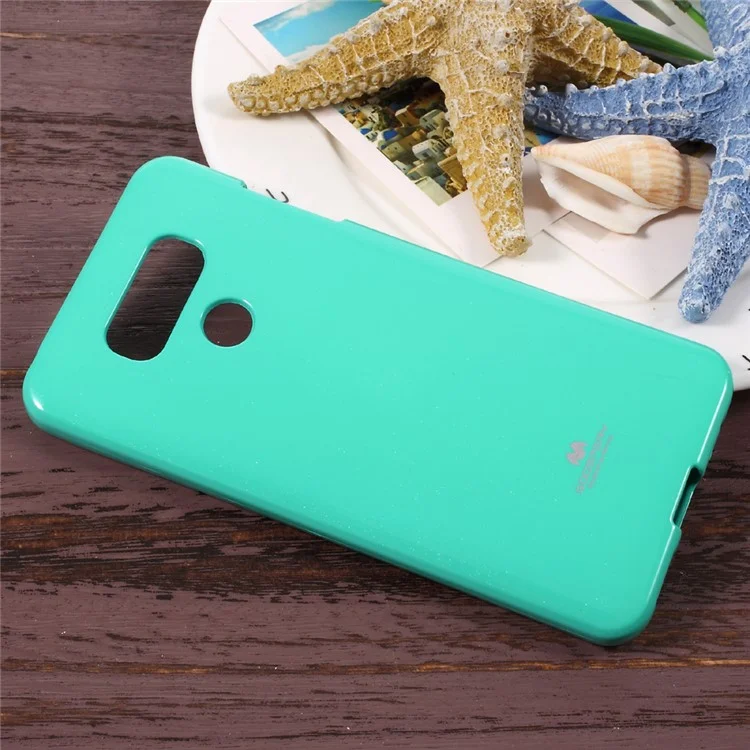 MERCURY GOOSPERY Glitter Powder Jelly TPU Skin Case for LG G6 - Cyan