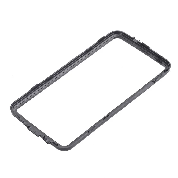 Cross Texture TPU Plastic Kickstand Case Armor Guard for LG Aristo LV3 MS210 / K8 2017 M200N - Black