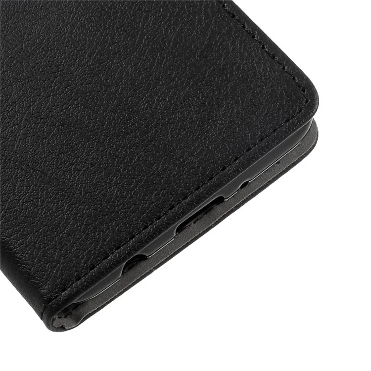 For LG K4 (2017) EU Version Flip Stand Wallet PU Leather Case Accessory - Black