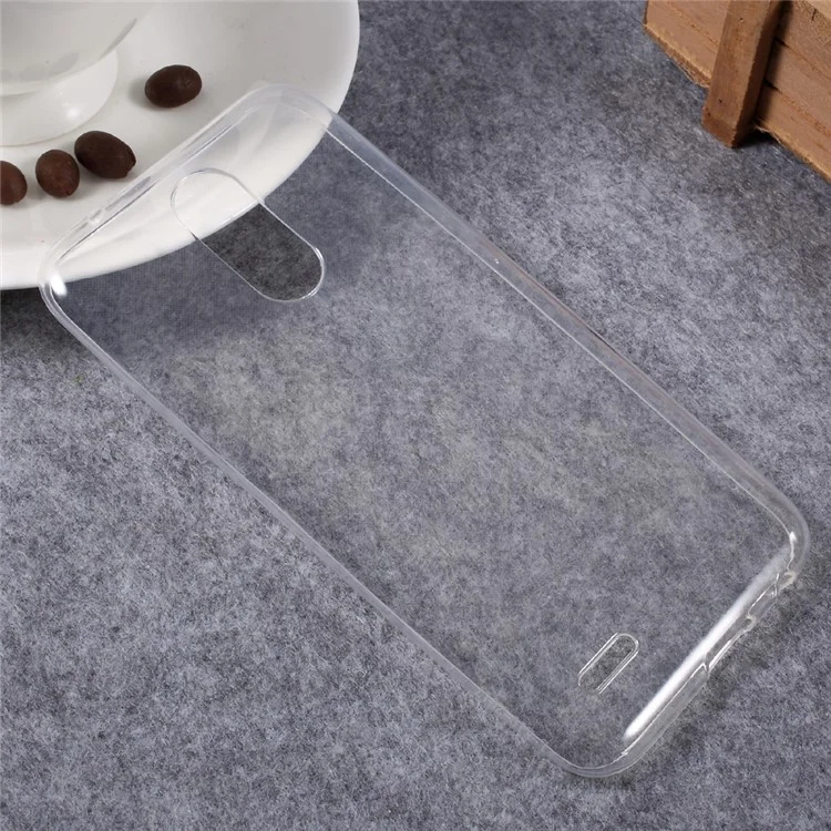 Ultrathin Clear Soft TPU Cell Phone Case for LG K10 (2017) - Transparent