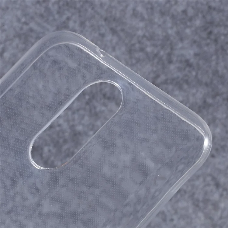 Ultrathin Clear Soft TPU Cell Phone Case for LG K10 (2017) - Transparent