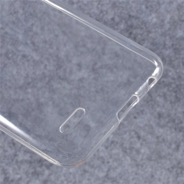 Ultrathin Clear Soft TPU Cell Phone Case for LG K10 (2017) - Transparent