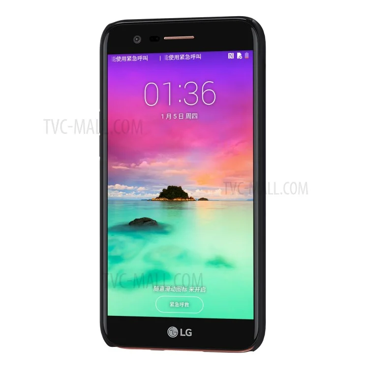 NILLKIN Super Frosted Shield PC Cell Phone Case for LG K10 (2017) - Black