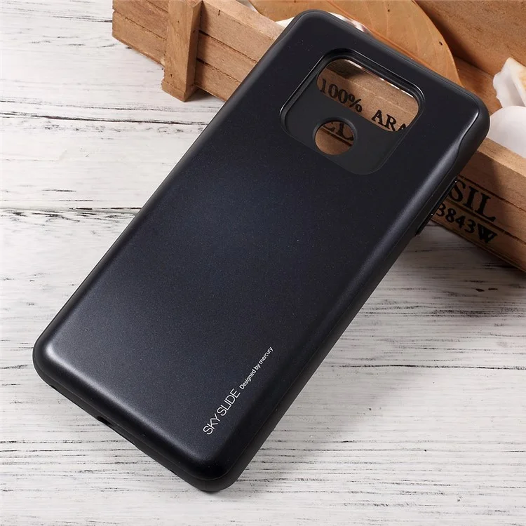 MERCURY GOOSPERY Sky Sliding Hybrid Card Holder Phone Case (TPU + PC) for LG G6 - Black