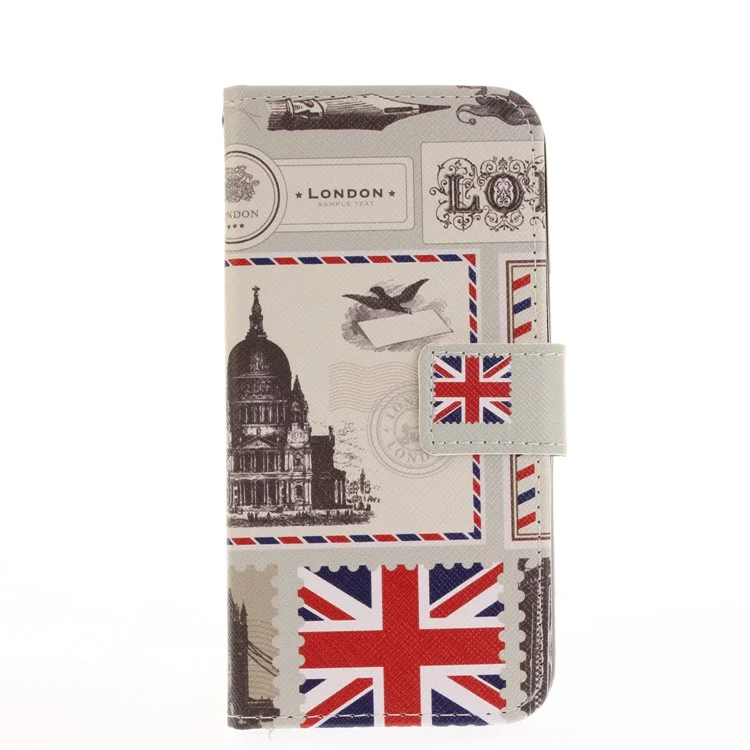 Pattern Printing Wallet Leather Stand Case for LG K4 (2017) EU Version - UK Flag