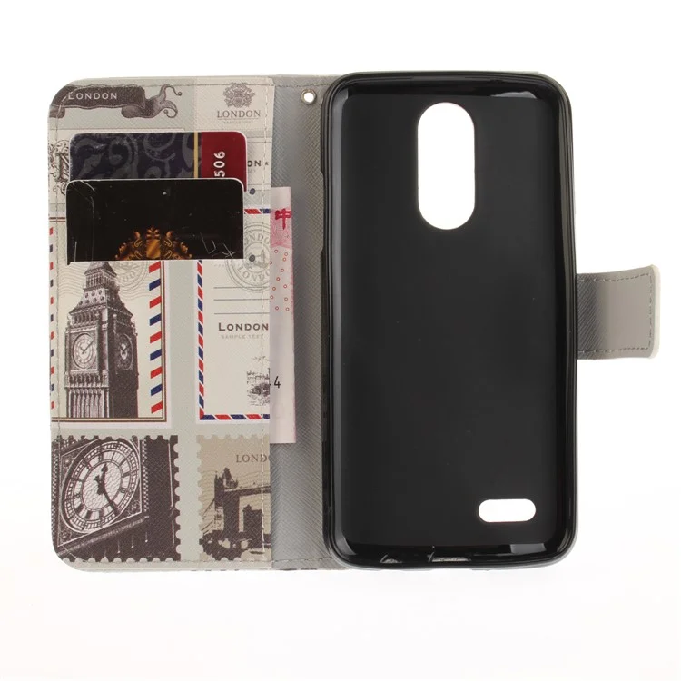 Pattern Printing Wallet Leather Stand Case for LG K4 (2017) EU Version - UK Flag