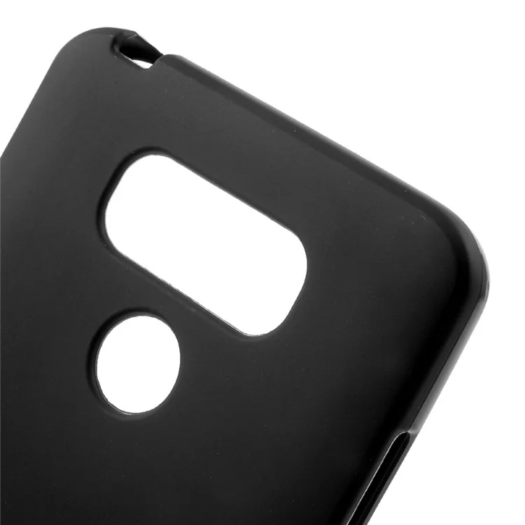 Anti-fingerprint Matte TPU Back Phone Case for LG G6 - Black