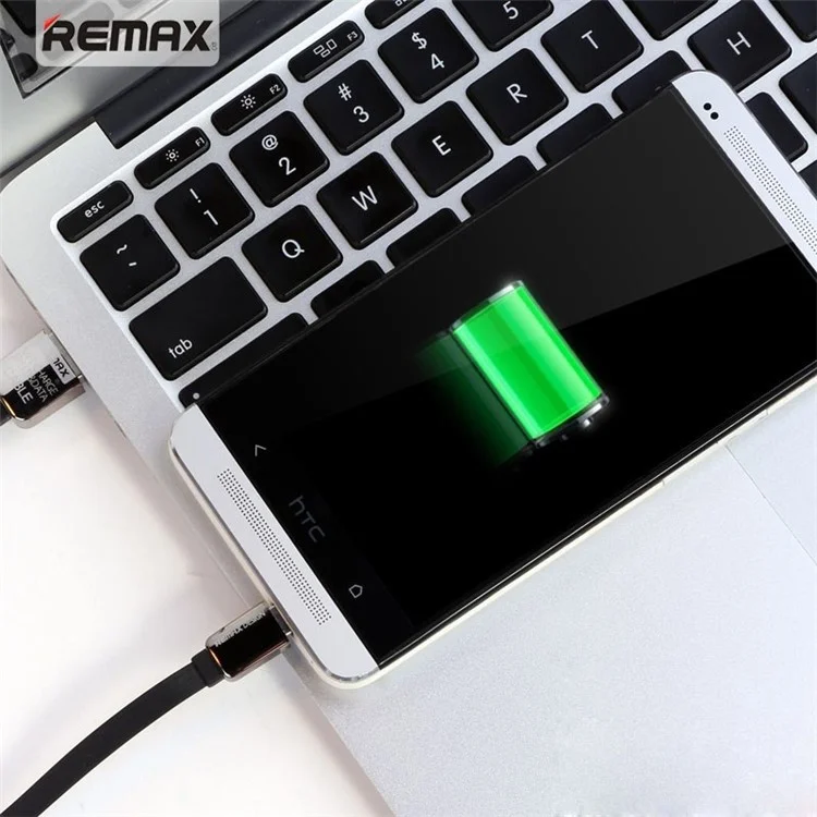 REMAX Micro USB Data Sync Charging Cable for Samsung / HTC / Sony / LG  - Black