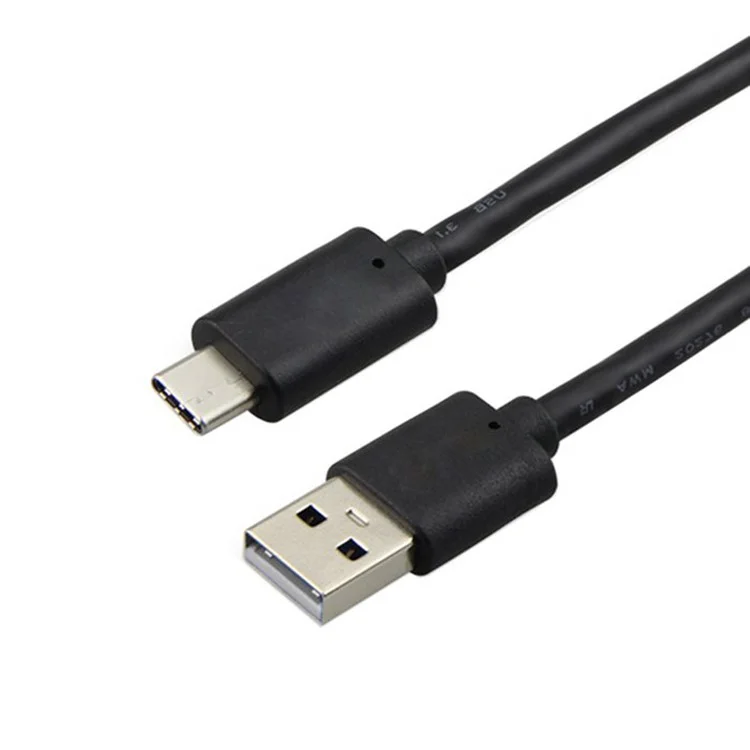 USB 3.1 Type C Male to Standard USB 2.0 A Male Data Cable for Nokia N1 Tablet Mobile Phone - Black