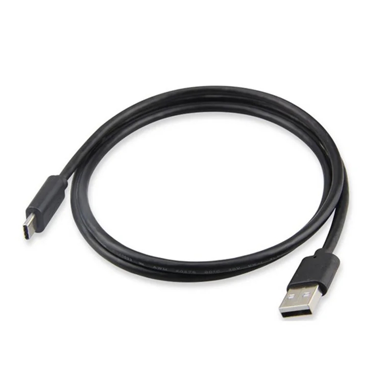 USB 3.1 Type C Male to Standard USB 2.0 A Male Data Cable for Nokia N1 Tablet Mobile Phone - Black