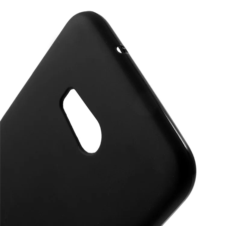 Matte Anti-fingerprint Soft TPU Mobile Casing for HTC U11 - Black