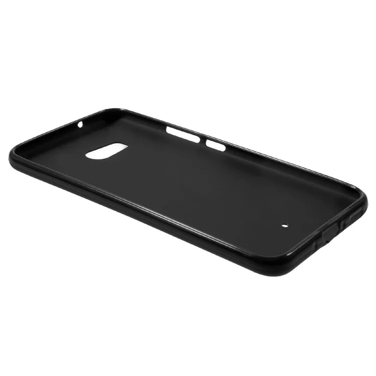 Matte Anti-fingerprint Soft TPU Mobile Casing for HTC U11 - Black