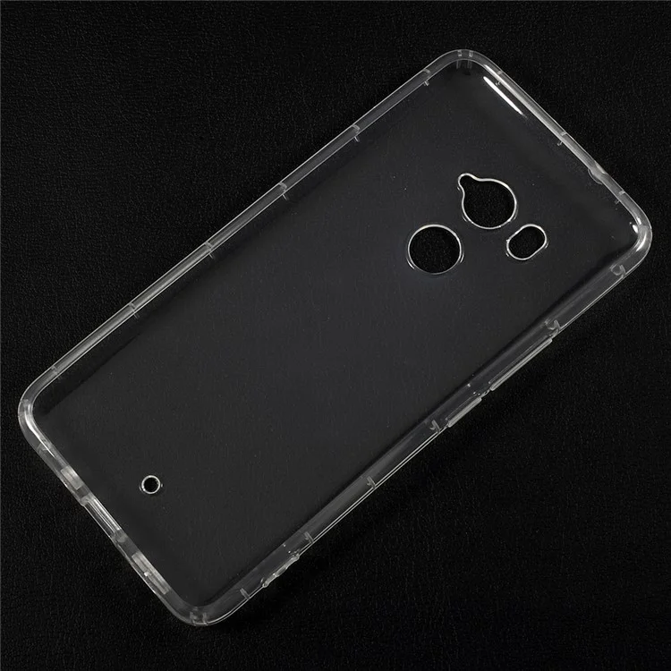 Drop-proof Transparent TPU Back Phone Case for 	HTC U11 Plus