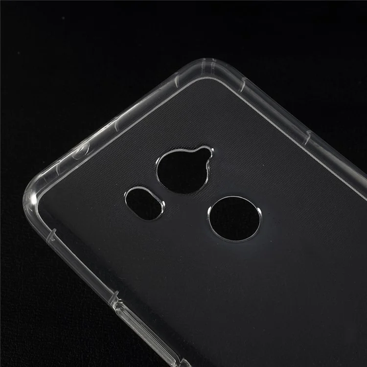 Drop-proof Transparent TPU Back Phone Case for 	HTC U11 Plus