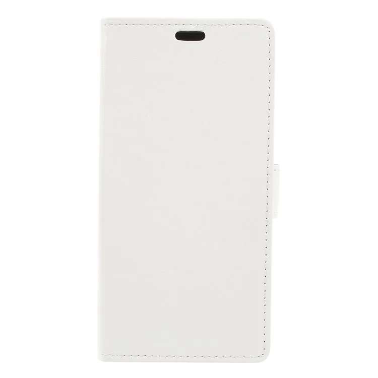 Crazy Horse PU Leather Magnetic Stand Wallet Shell for HTC Desire 12 Plus - White