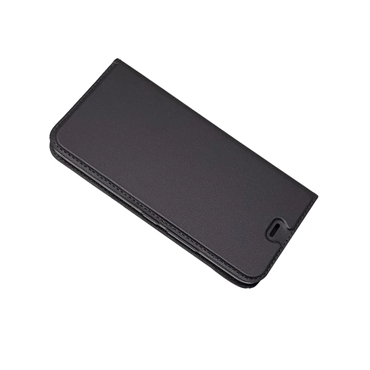 Magnetic Adsorption PU Leather Card Holder Phone Case for HTC U11 Life - Black