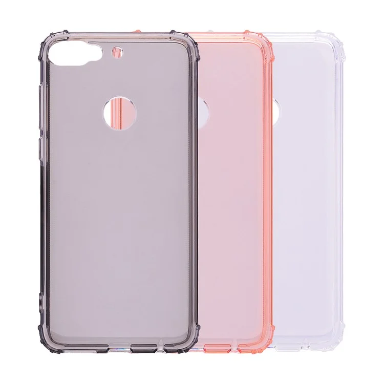 Shockproof TPU Case for HTC Desire 12+ / 12 Plus - Grey
