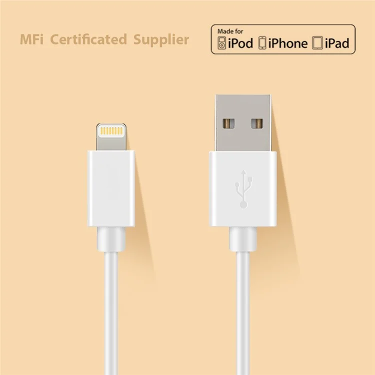 OPSO MFI Certified 1M Lightning 8Pin USB Charging Data Cable for iPhone iPad iPod