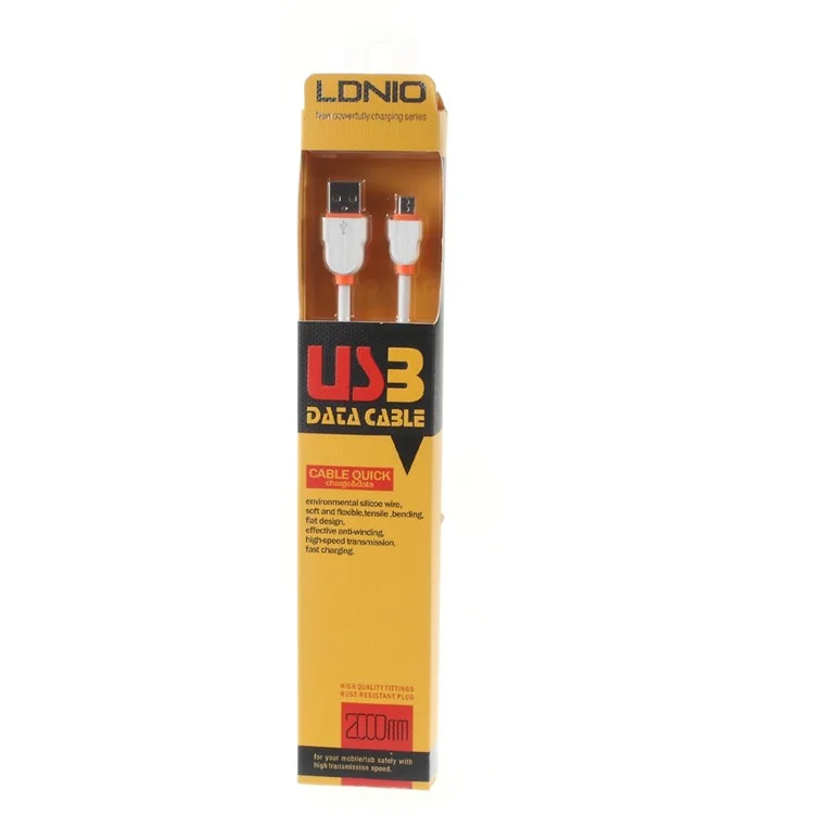 LDNIO LS02S 2M Micro USB Data Sync Charge Cable for Samsung LG Sony Huawei