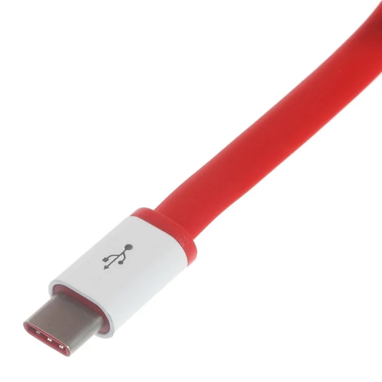 OEM OnePlus 1M Red Type-C to USB 3.1 Data Sync Charging Cable for OnePlus 2