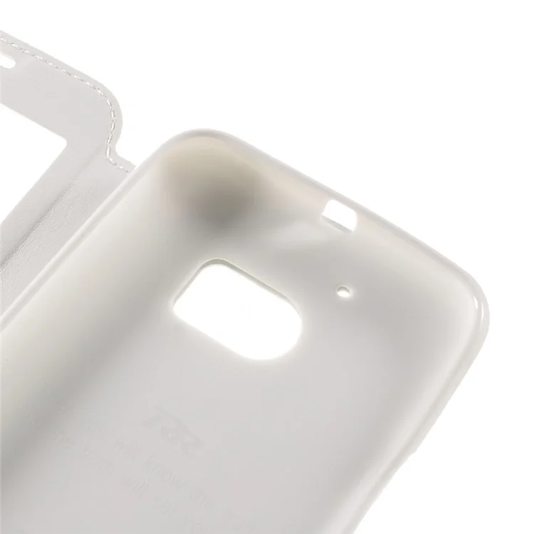 ROAR KOREA Noble View Window Leather Cover for HTC 10 / 10 Lifestyle - White