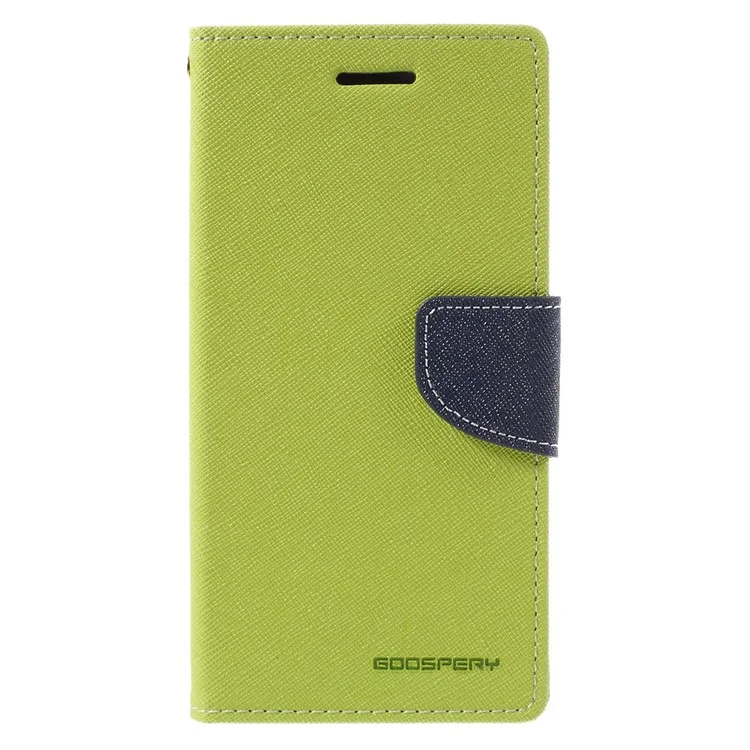 MERCURY GOOSPERY for HTC 10/10 Lifestyle Folio PU Leather Wallet Case - Green
