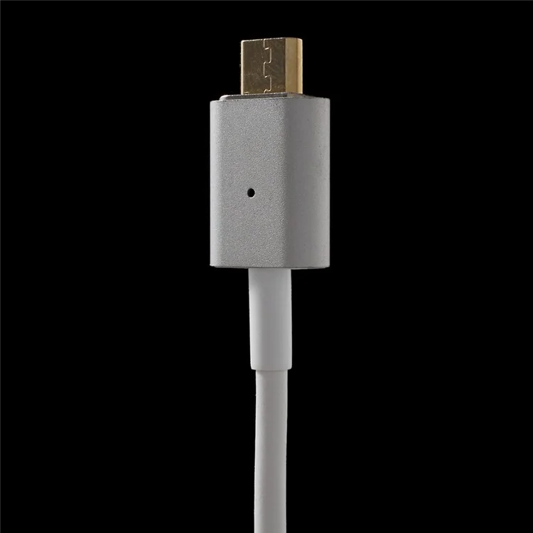 1m Magnetic Micro USB Charging Data Cable for Samsung HTC LG Huawei Xiaomi etc - Silver Color
