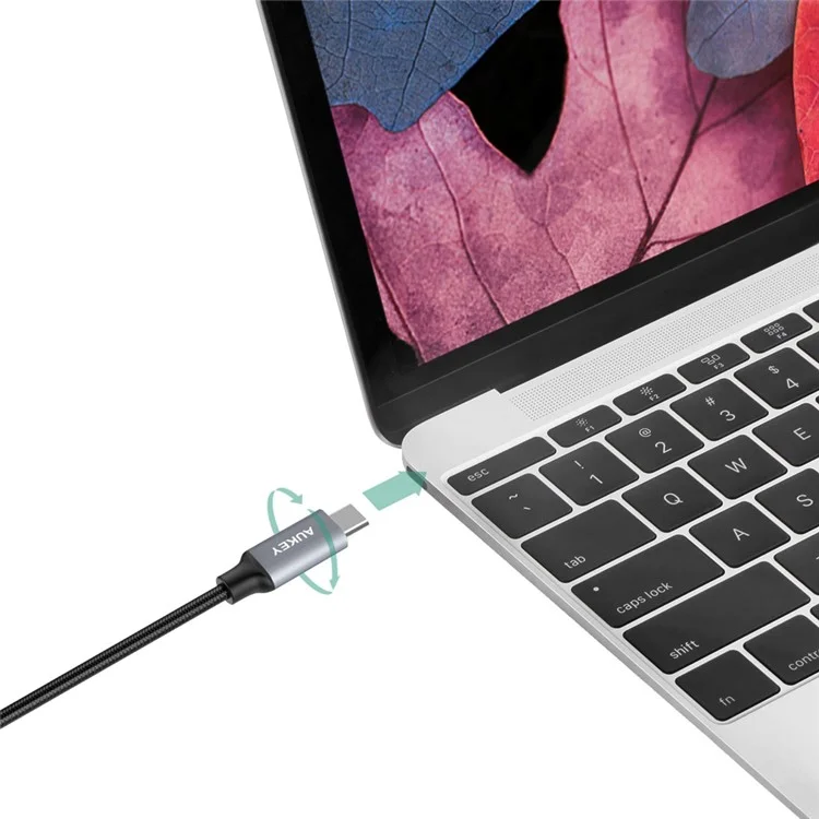 AUKEY CB-CD2 USB 3.0 to Type C Sync Charge Cable for Samsung Galaxy Note7/LG G5 Etc