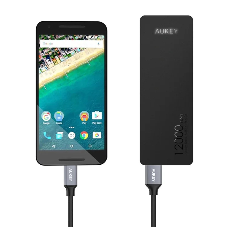 AUKEY CB-CD2 USB 3.0 to Type C Sync Charge Cable for Samsung Galaxy Note7/LG G5 Etc