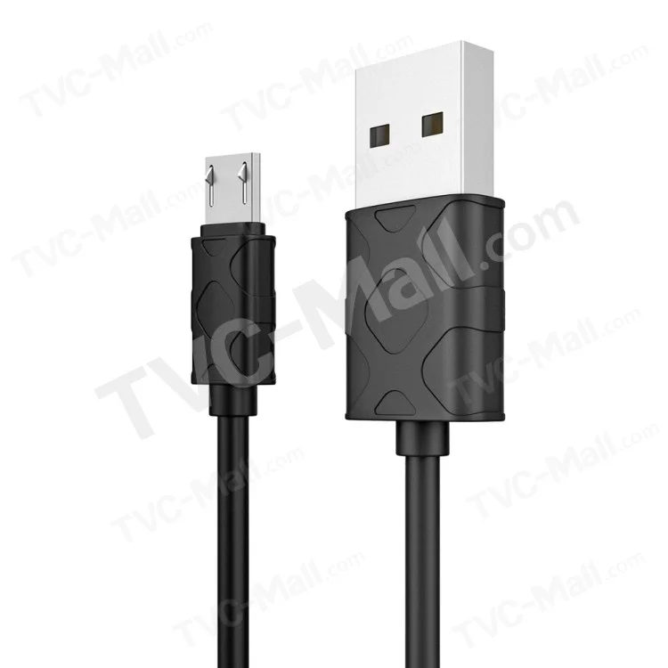 BASEUS Foam Pattern Micro USB Data Sync Charging Cable for Samsung Huawei - Black