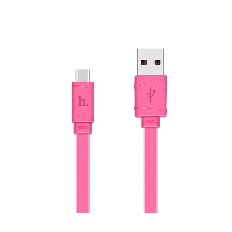 HOCO Bamboo USB Type-C Charging Data Cable for Samsung Huawei OnePlus - Pink