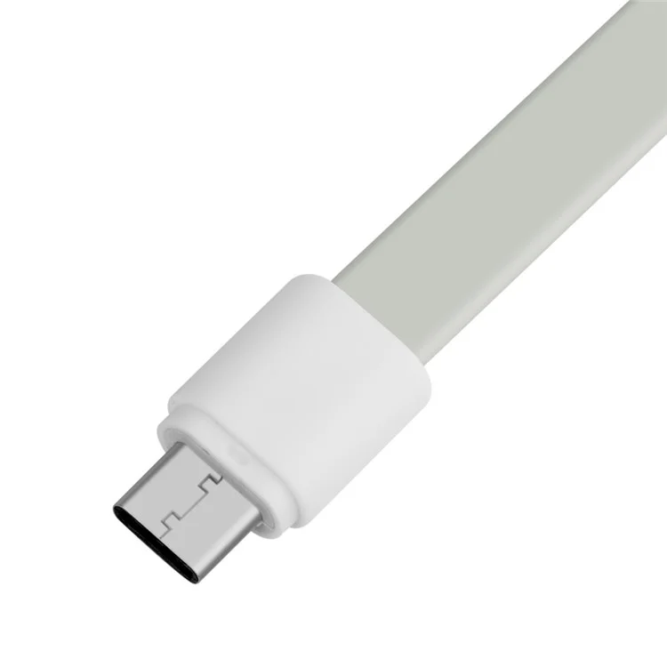 MOMAX Go Link Type-C to Type-C Sync Charging Flat Cable 10cm - White