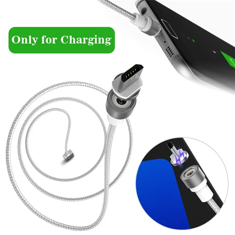 WSKEN Round Magnetic Micro USB Charging Cable 1M (Only for Charging)