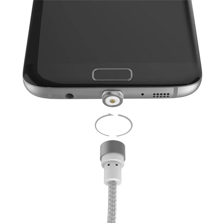 WSKEN Round Magnetic Micro USB Charging Cable 1M (Only for Charging)