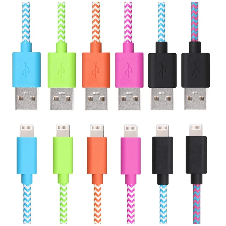 YELLOWKNIFE MFi Certified 1M Braided Lightning 8pin USB Charging Data Cable for iPhone iPad - Blue