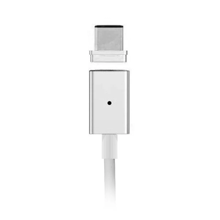 Magnetic USB Type-C Charging Cable for Cell Phones & Tablets etc - White