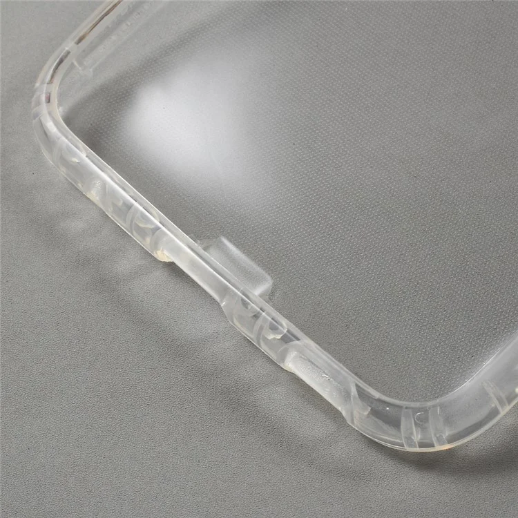 Drop-proof Clear TPU Back Phone Casing for HTC U Play - Transparent