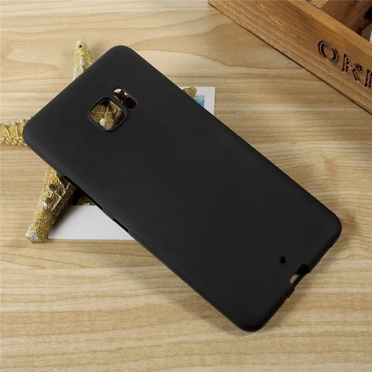 Frosted Anti-fingerprint TPU Phone Case for HTC U Ultra - Black