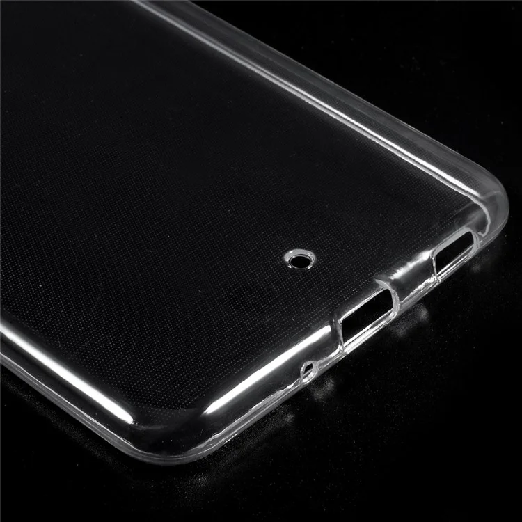 Ultra Thin Flexible TPU Mobile Phone Back Case for HTC U Ultra - Transparent