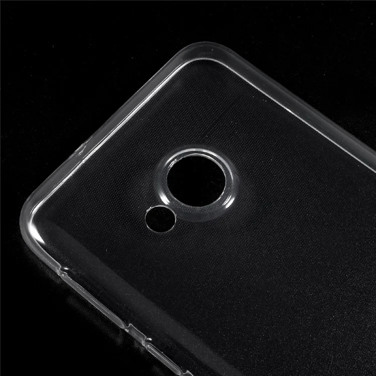 Ultra Thin Flexible TPU Phone Back Shell for HTC U Play - Transparent