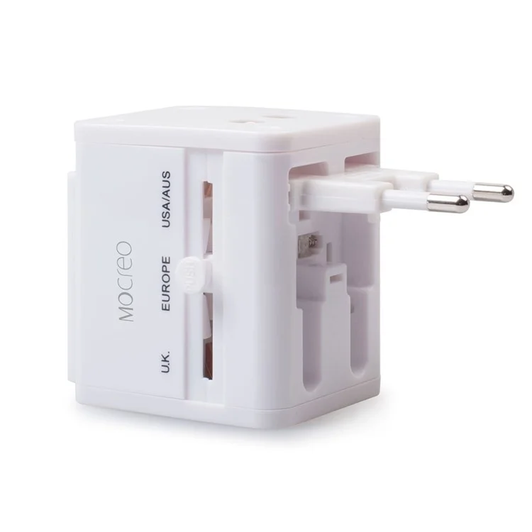MOCREO All in One Dual USB Wall Charger Travel Adapter for iPhone iPad Samsung HTC LG