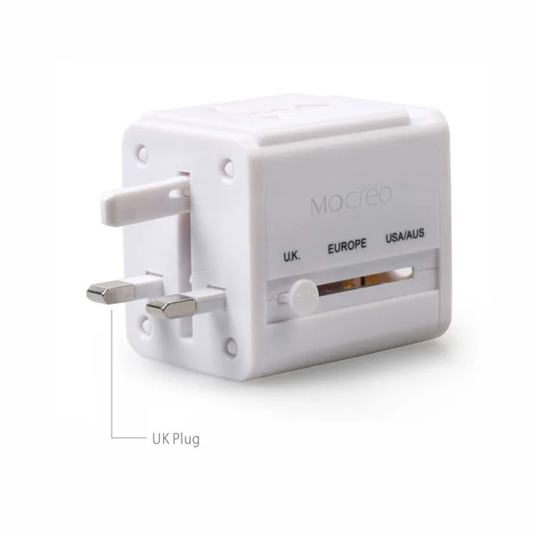 MOCREO All in One Dual USB Wall Charger Travel Adapter for iPhone iPad Samsung HTC LG