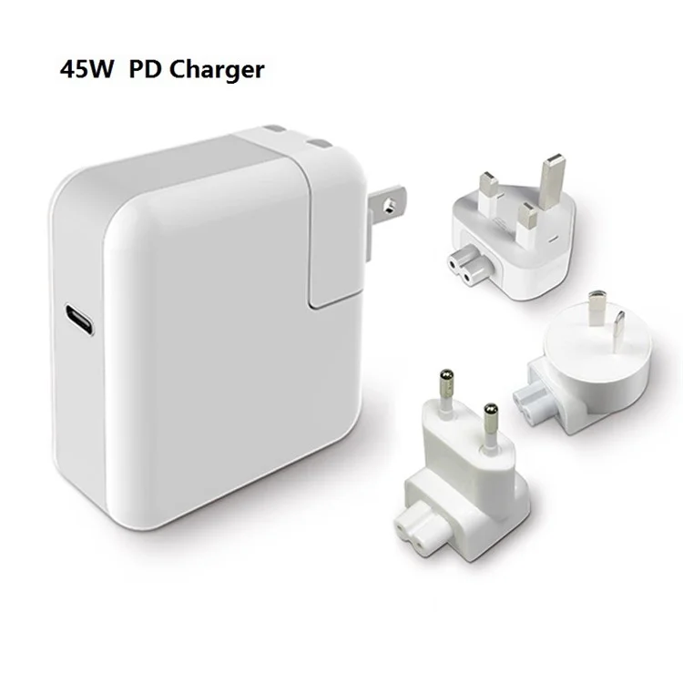 45W Type-C QC4.0 Power Delivery Charger Adapter PD Wall Charger for Nintendo Switch, MacBook, Huawei MateBook