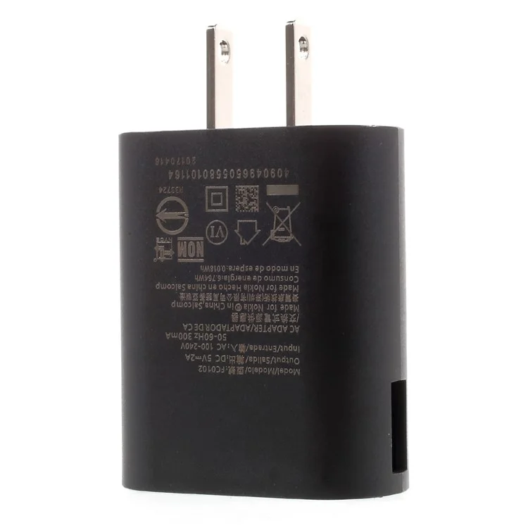 OEM Nokia 2A USB Travel Wall Charger Adapter for Nokia 6 - US Plug