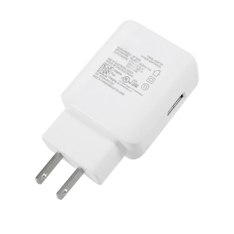 OEM EP-TA300 Fast Charging Adapter Travel Charger for Samsung Galaxy Note 8/S8/S8 Plus etc. - White / US Plug